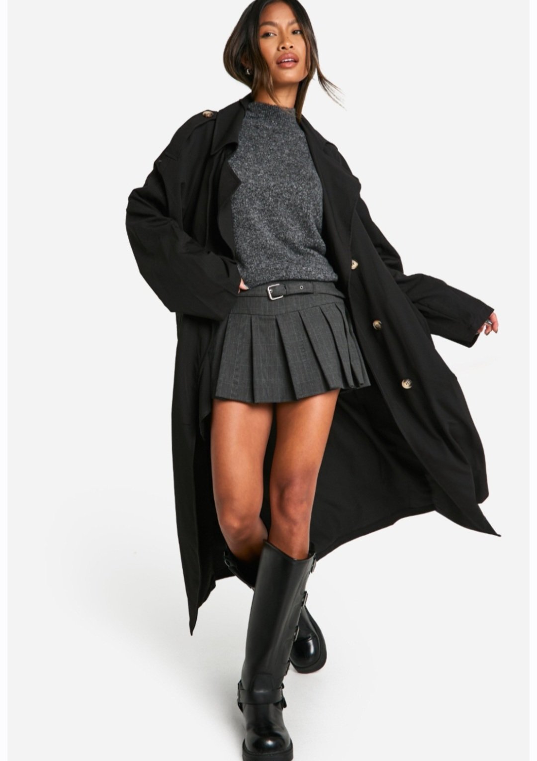 Trench Boohoo