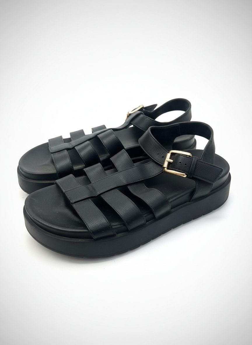 Sandales en noir