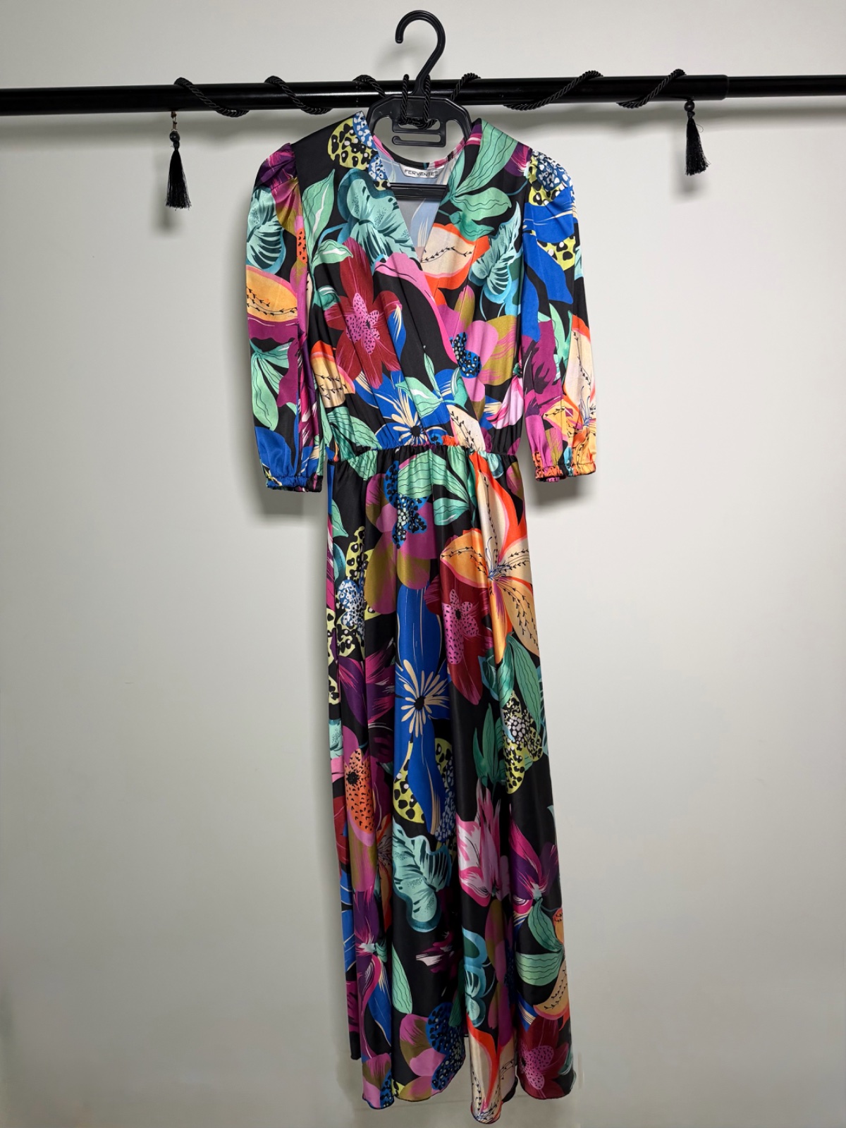 Robe effet satinée