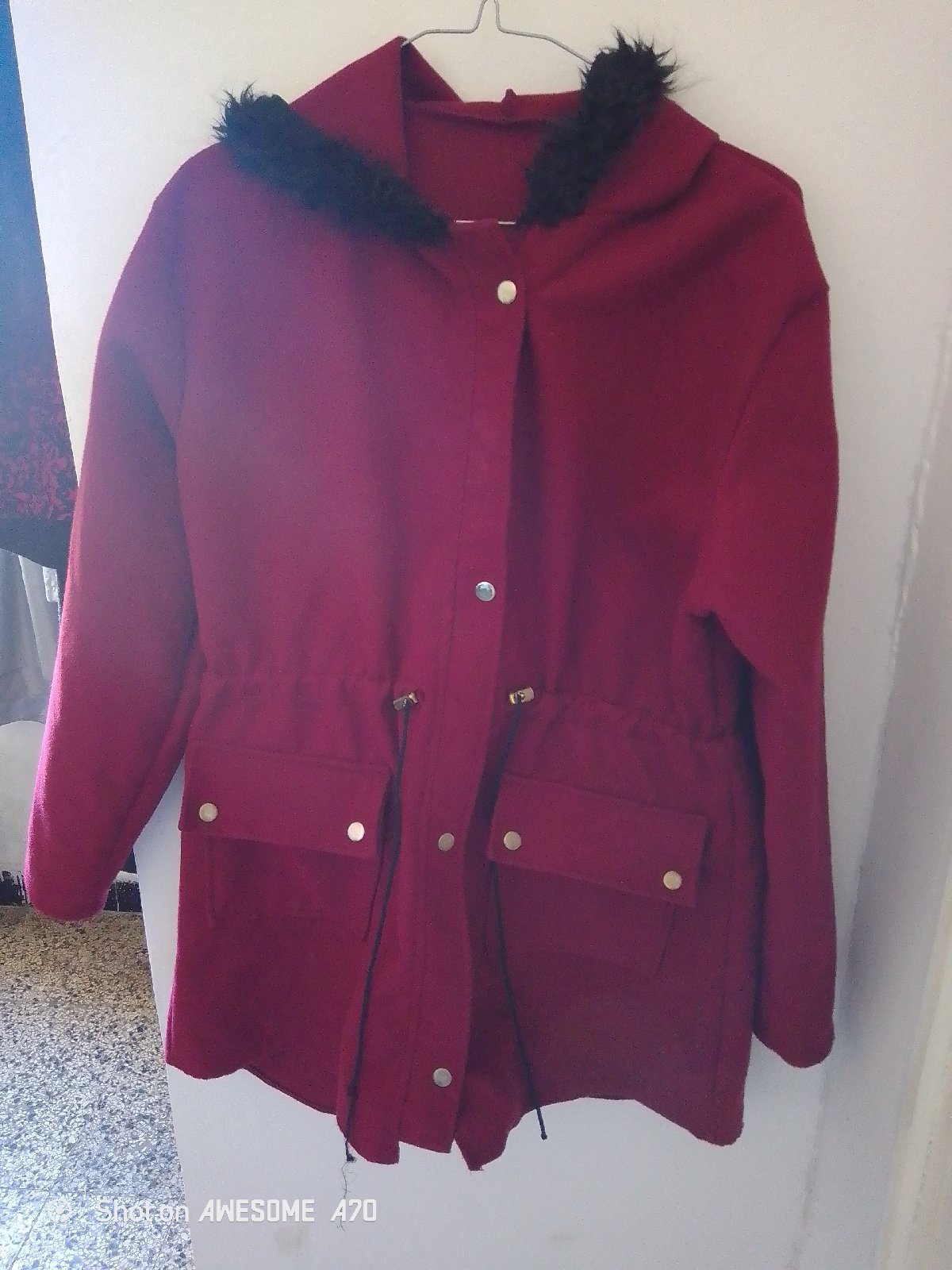 Manteau rouge 