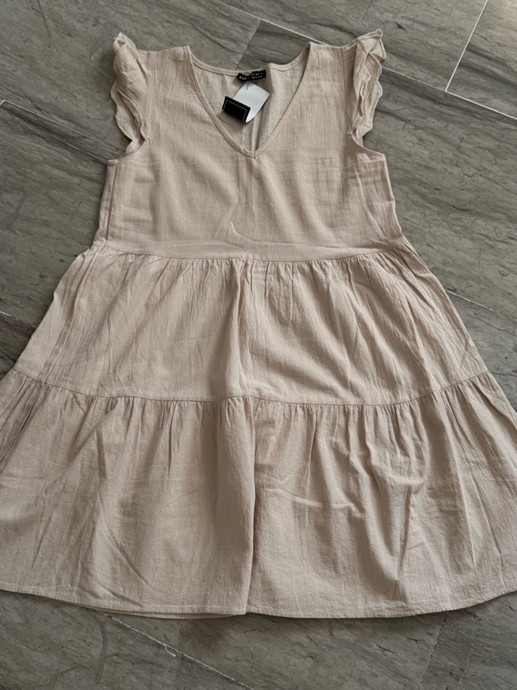 Robe courte en lin