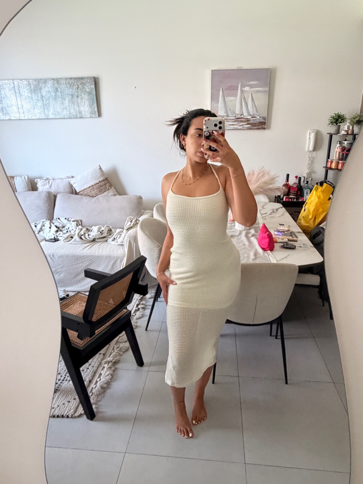 Robe blanc sale