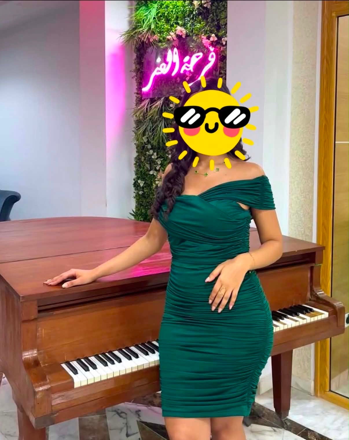 Robe vert