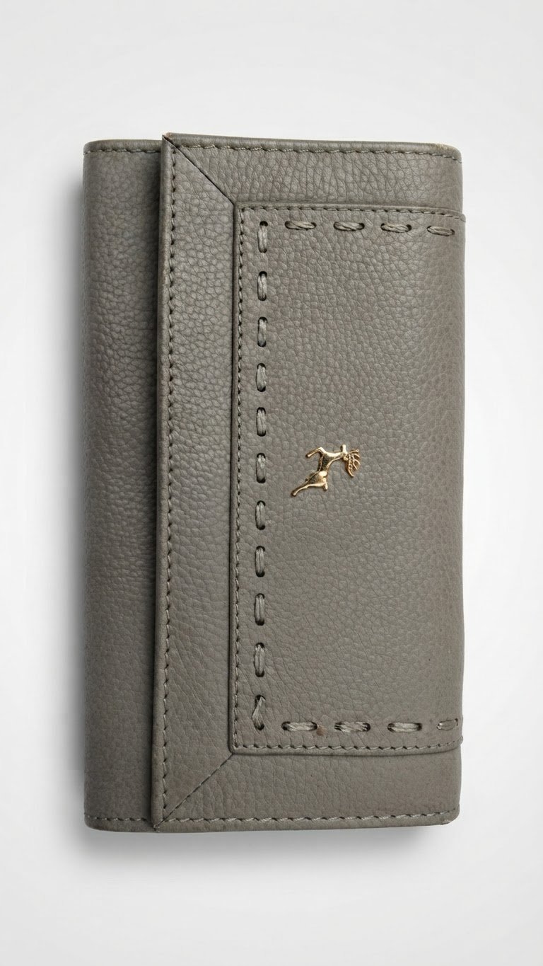 Portefeuille en cuir 