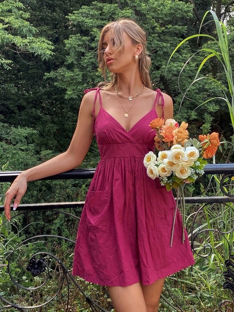 🌸 Robe d’été fuschia American Eagle profitez des promo dabchy 20% code promo: SIXSEVEN twalli b 8dt khwww 🤩🤩🤩🤩🤩🤩🔥🔥🔥🔥🔥🔥🔥