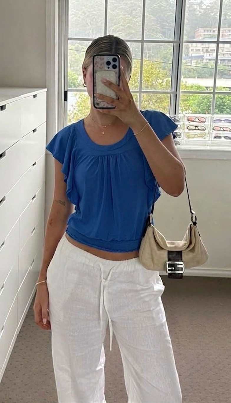 💙 Haut Fluide Bleu profitez des promo dabchy 🤩