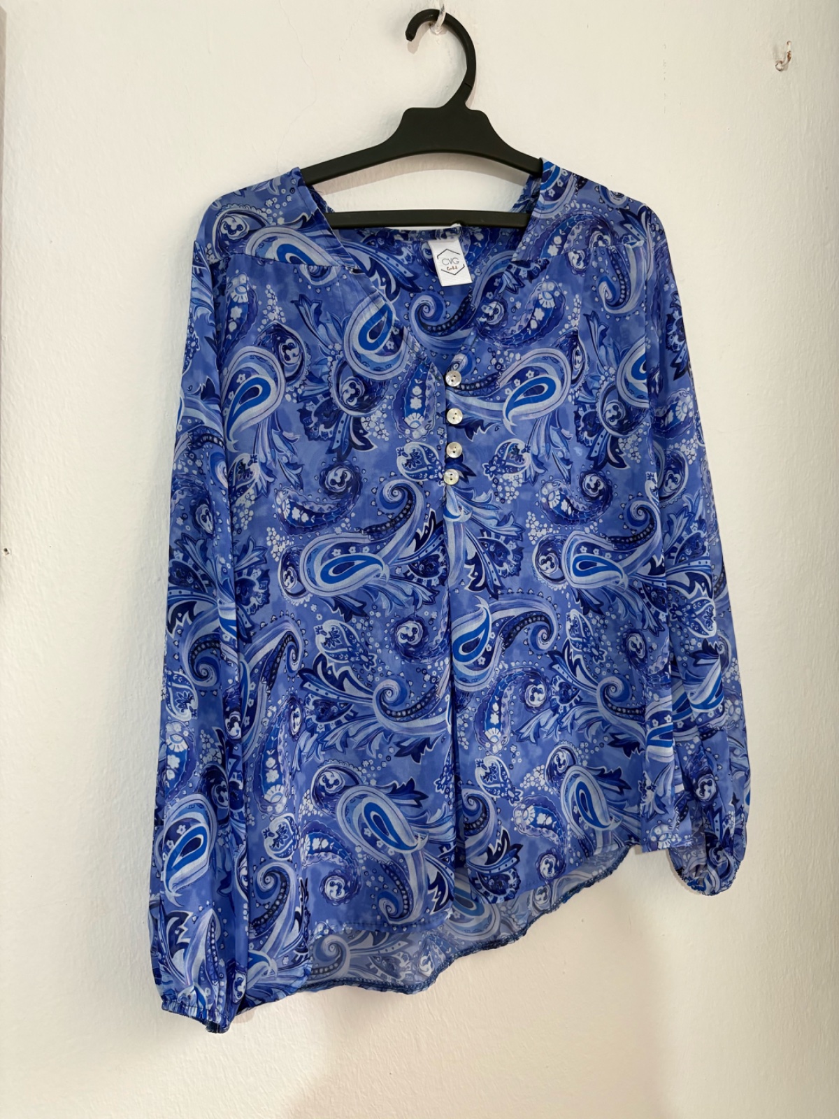Blouse fluide bleue 💙 CVG gold