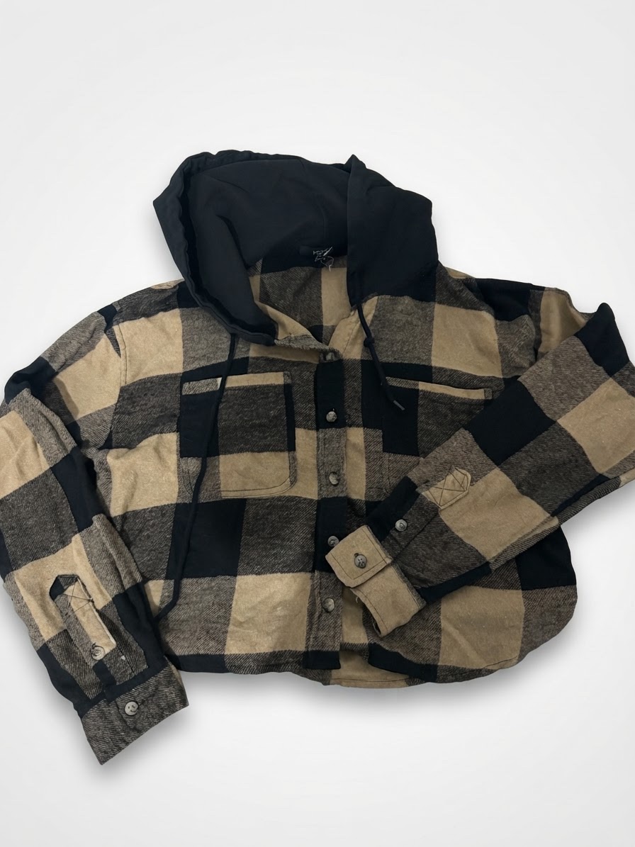 Chemise à capuche courte  - Forever 21