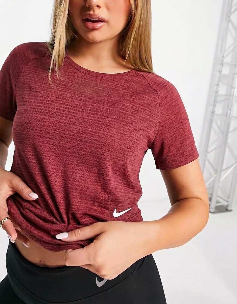 T-shirt de Sport Nike Dri-FIT Bordeaux 