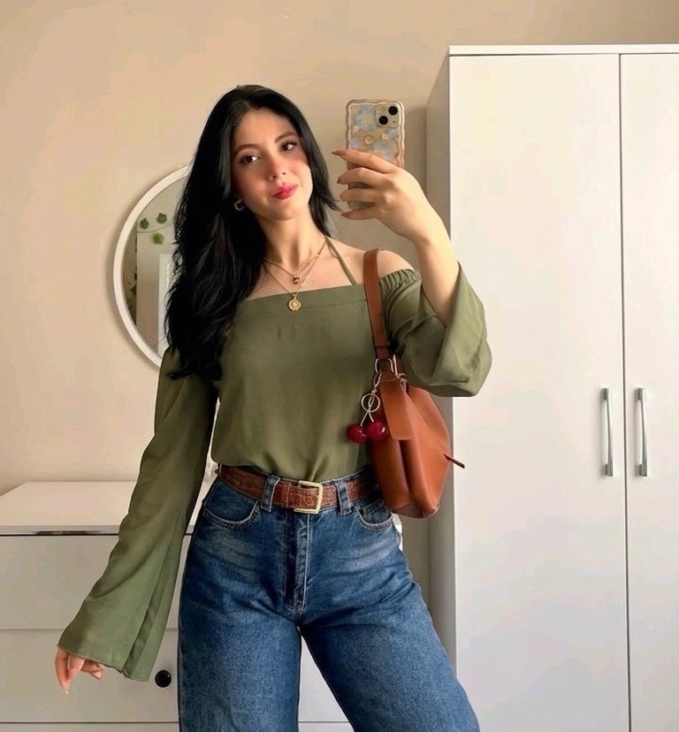 Green off-shoulder new look profitez des promo dabchy ywalli b 8 dt khw 🤩