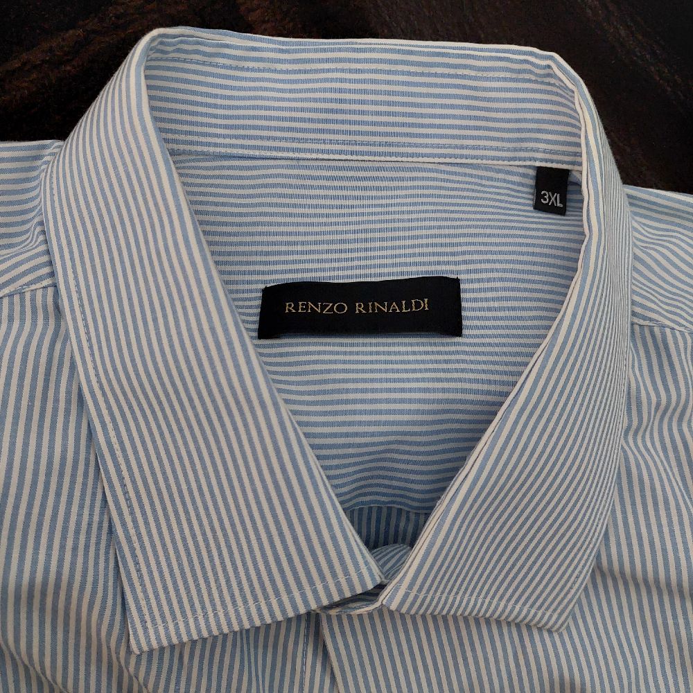 Chemise Homme Renzo Renaldi 3XL à boutons manchette 