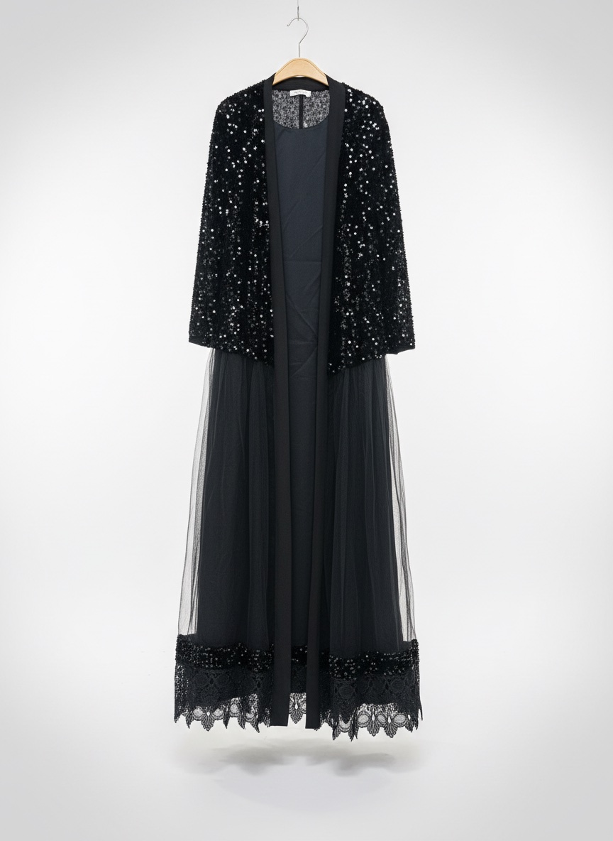 Kimono avec un fond de robe 