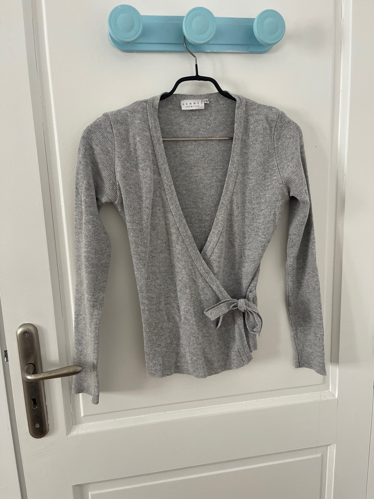 Pull Croisé Gris