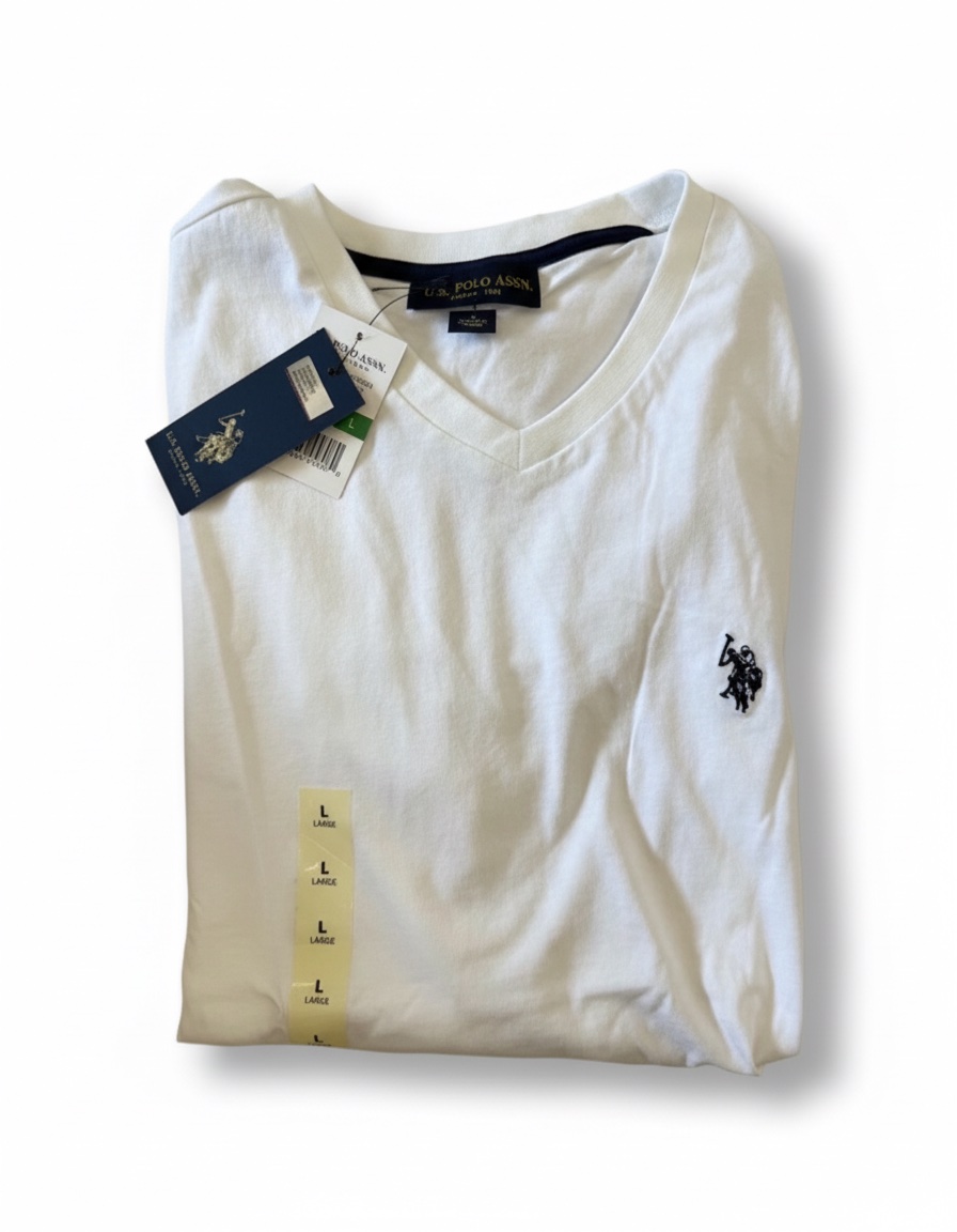 T-shirt blanc US Polo