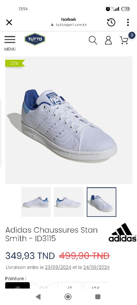 ADIDAS STAN SMITH Authentique 