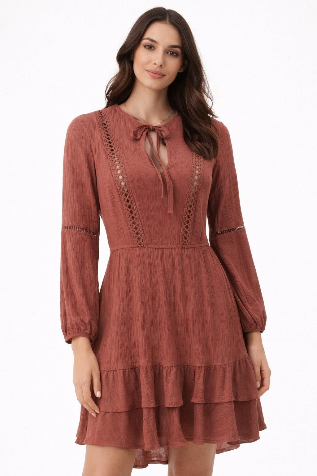 Robe Bohème Terracotta marque Trendyol
