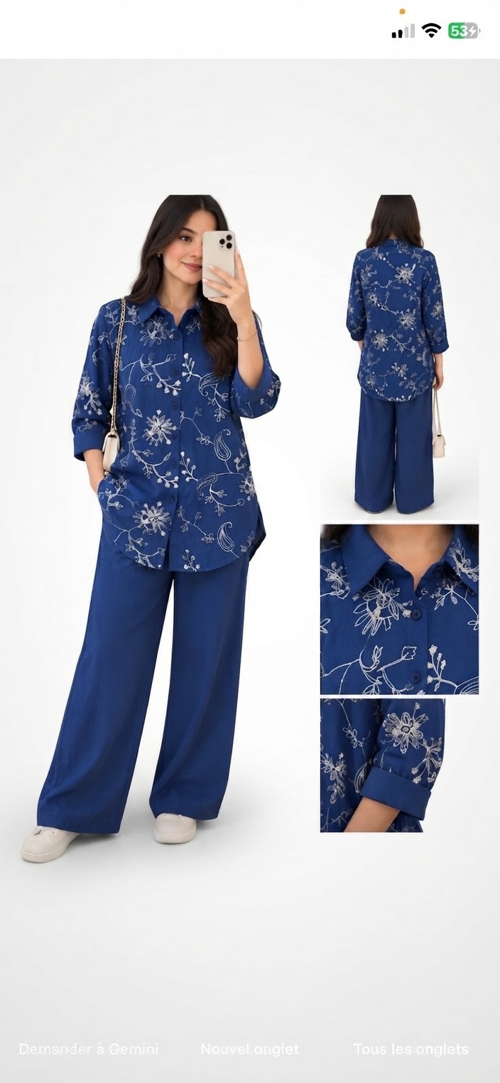 Set chemise et pantalon