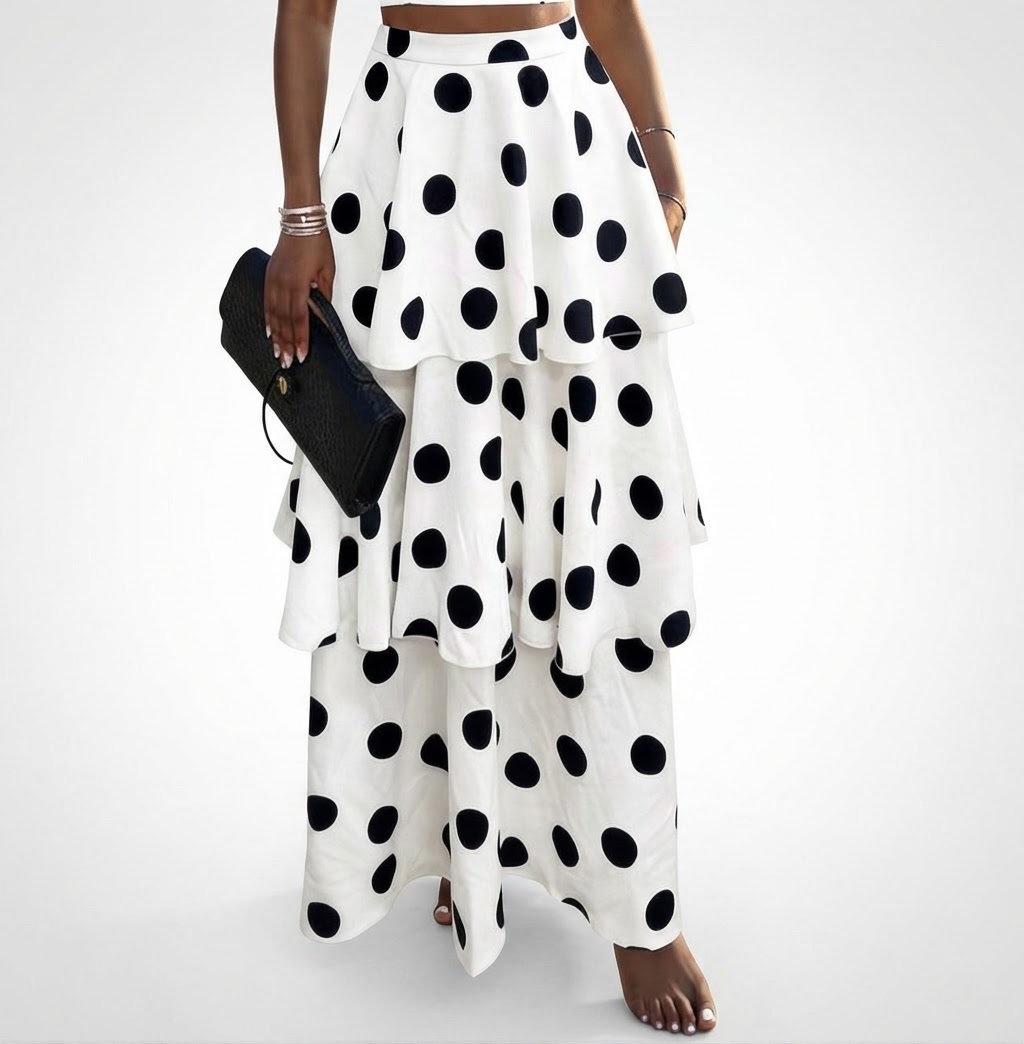 Jupe blanc et noir shein