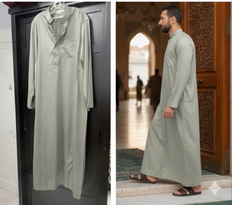 قميص vert militaire doux comme neuf.