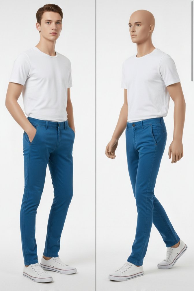 Terranova Blue gas 😍 Pantalon coupe slim - taille M