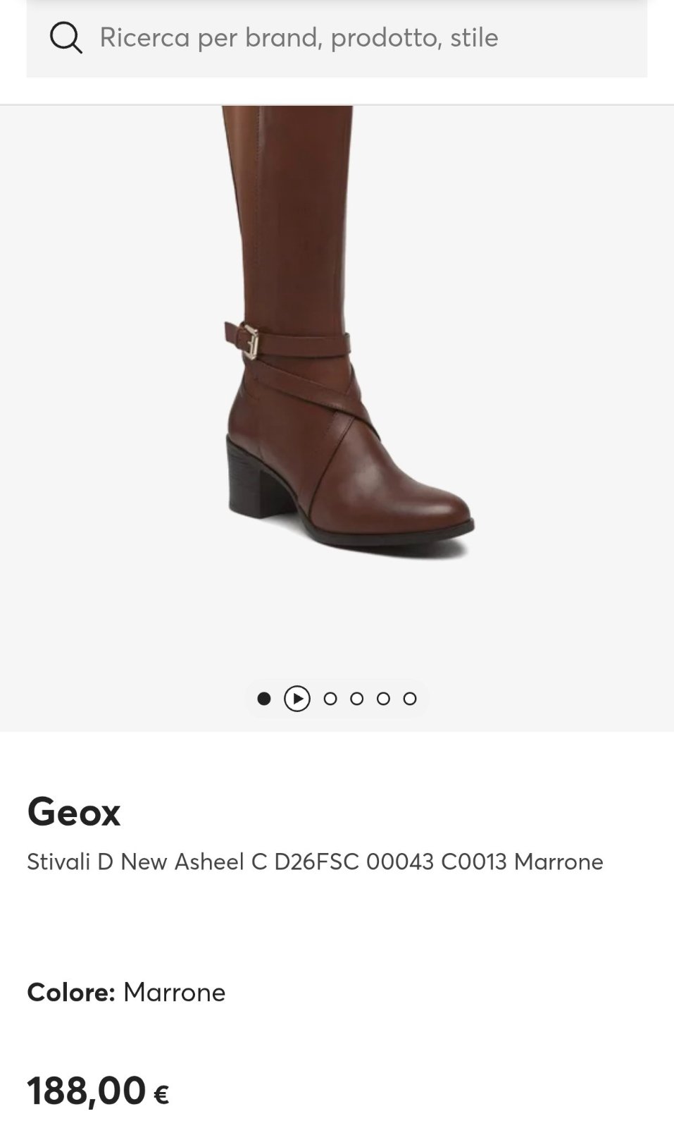 Botte geox tt neuf pointure 39