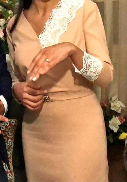 Robe beige 