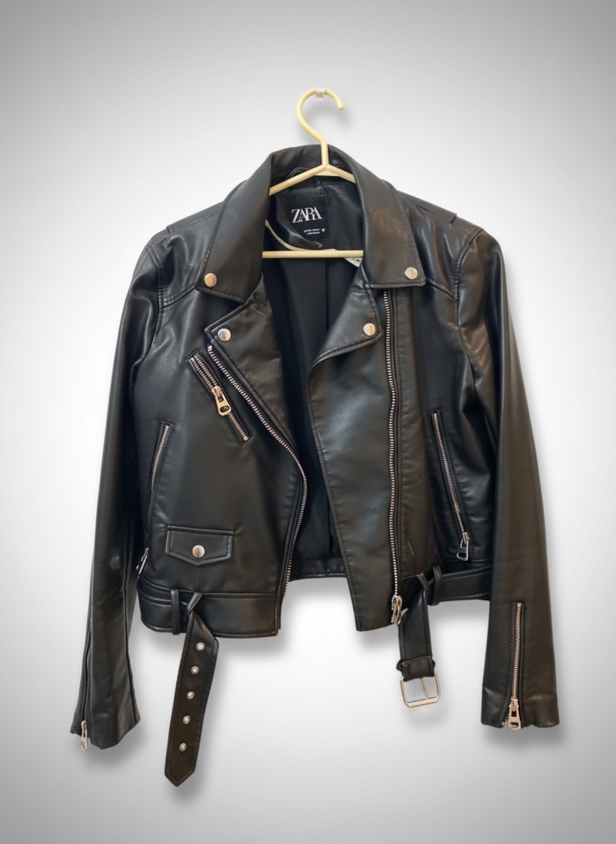 Veste similicuir zara