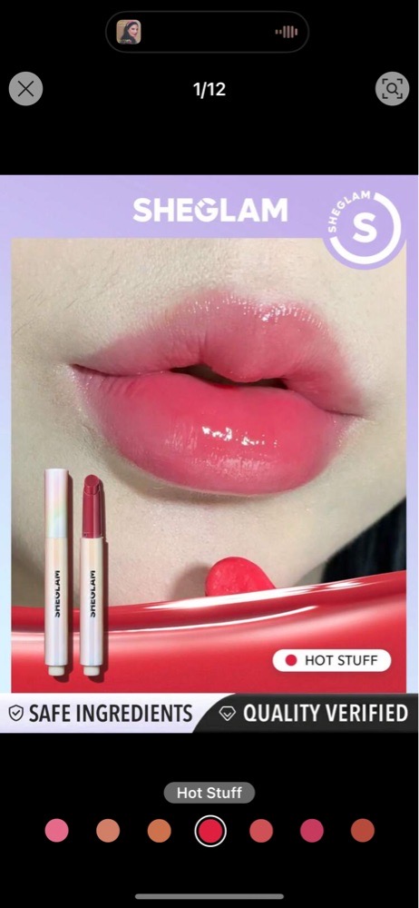 SHEGLAM stick a levres repulpant (ref:HOT STUFF)