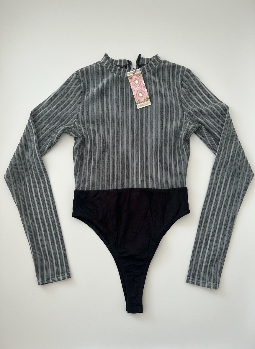 Bodysuit lamé