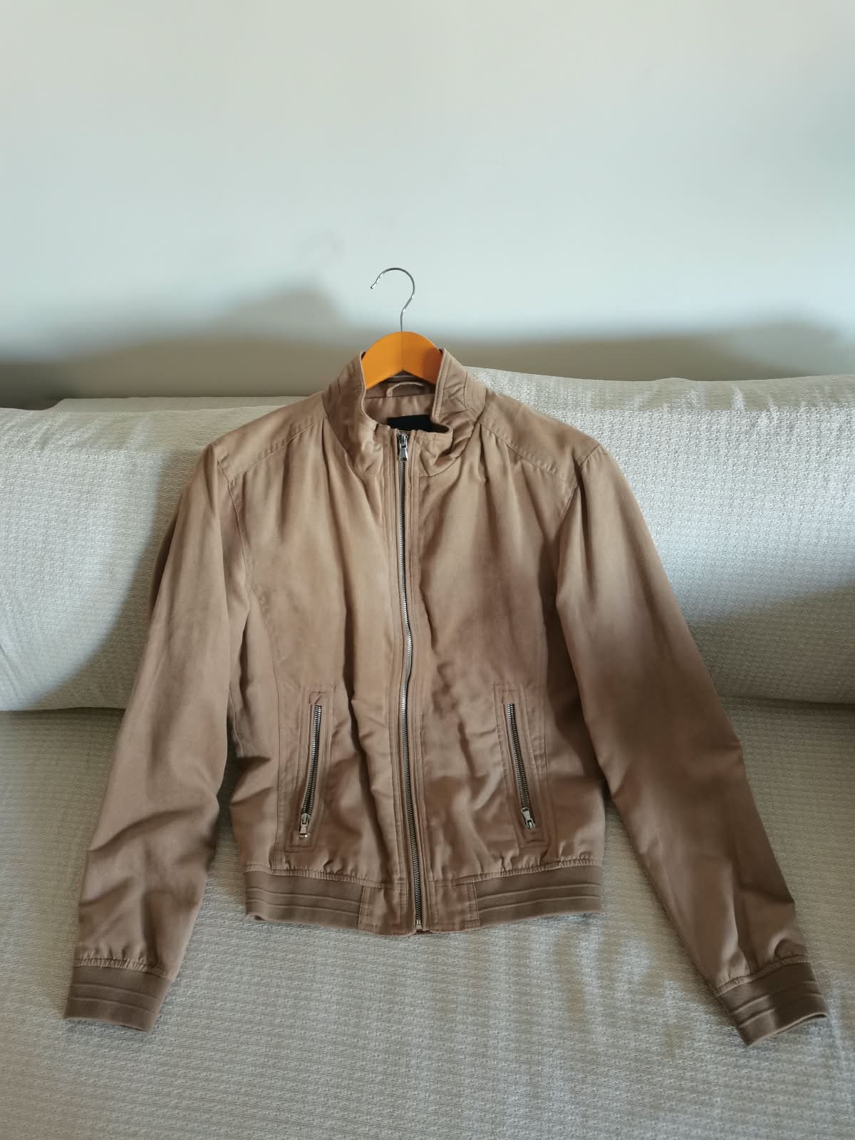 Jolie veste beige camel Style casual chic / urbain