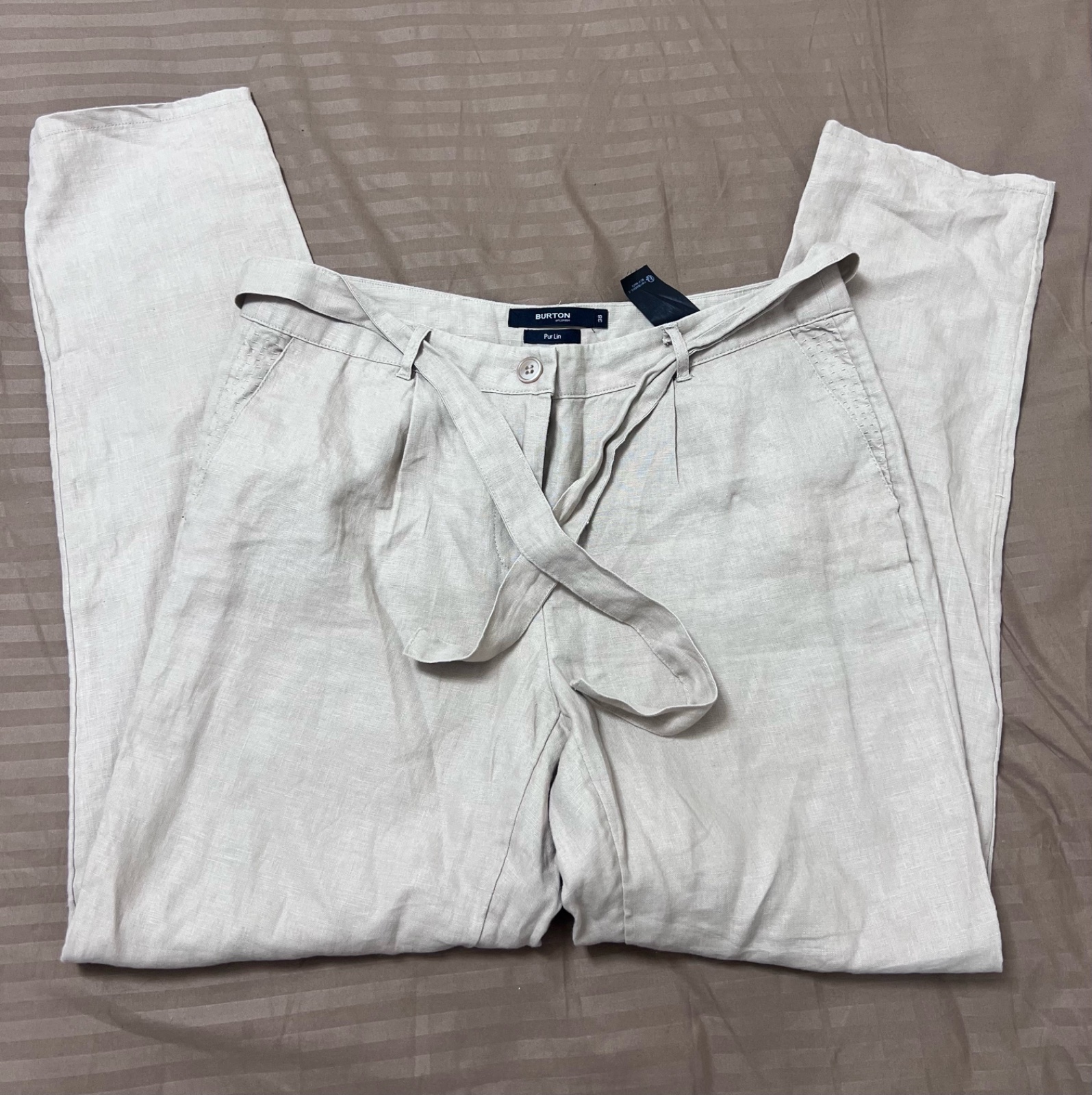 Pantalon en lin taille 38