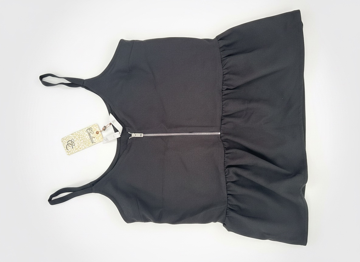 Chemise bretelle noire