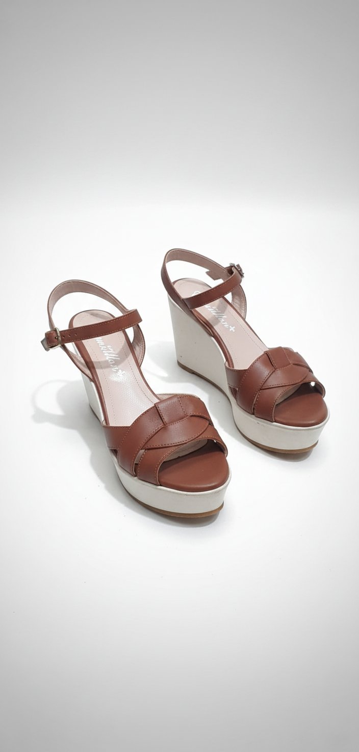 Sandales compensées femme