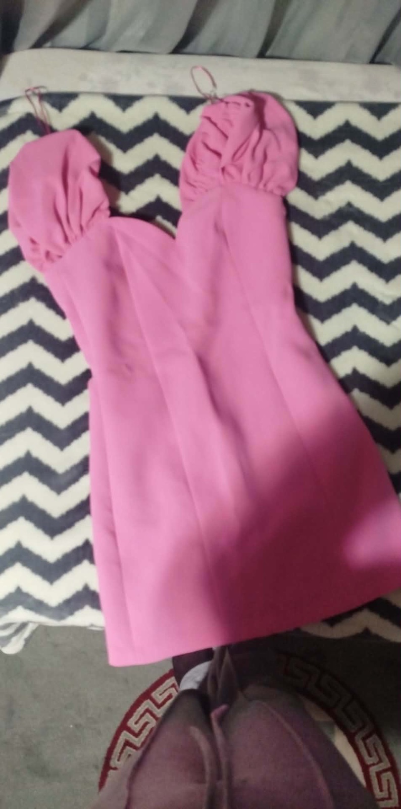Robe rose pink zara 