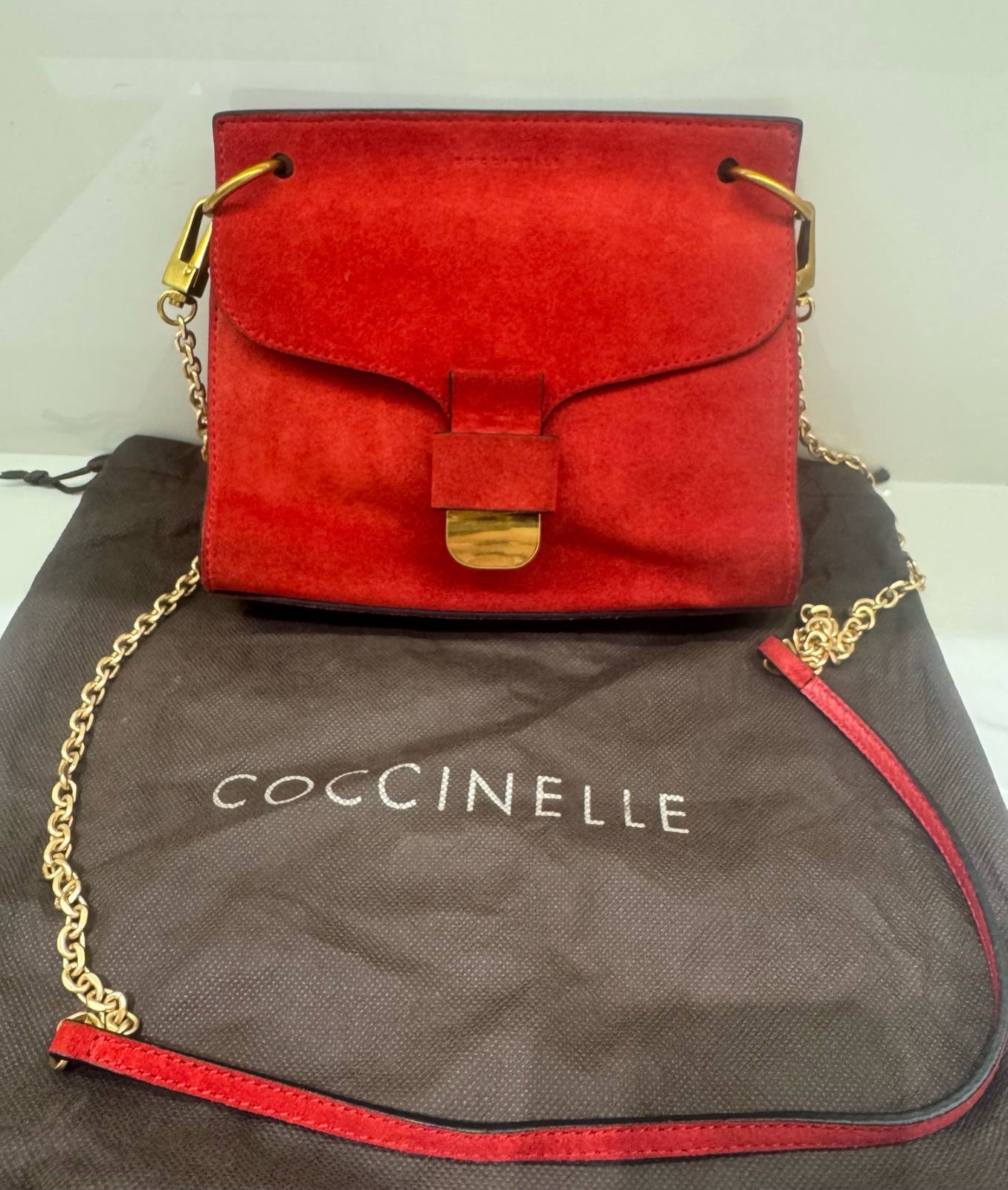 Sac coccinelle rouge
