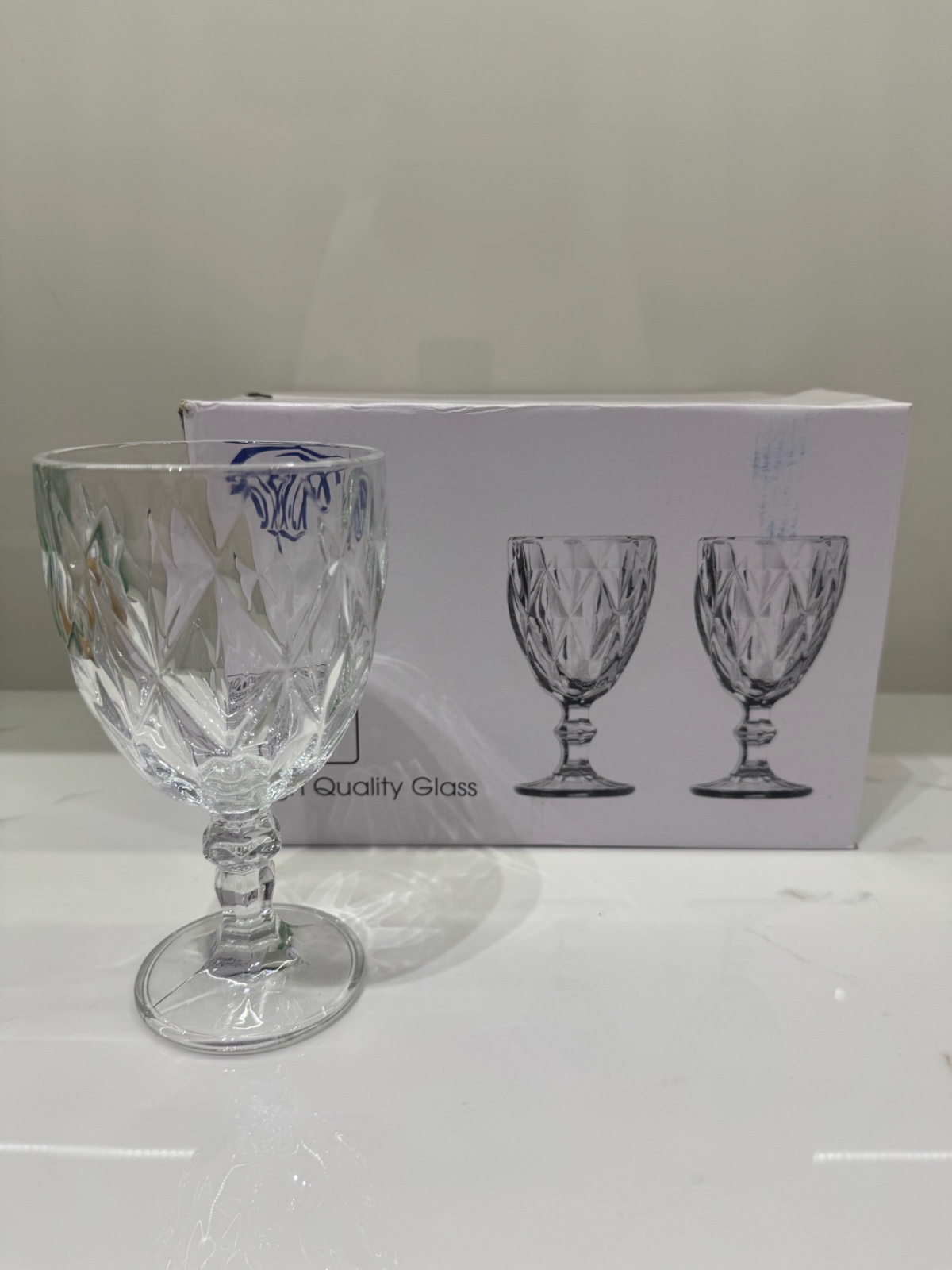 Pack de 6 verres à pied