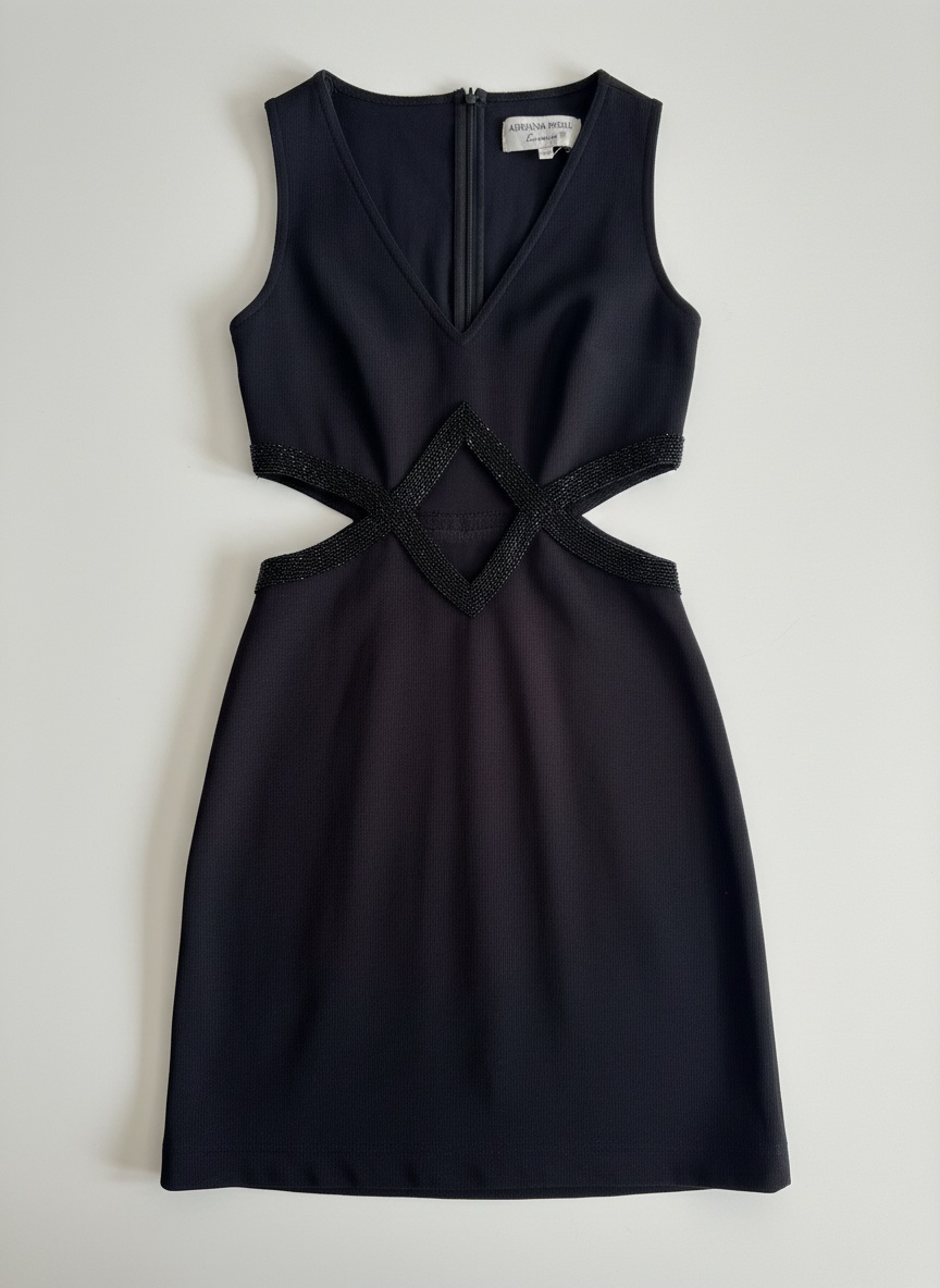 Robe noire moulante
