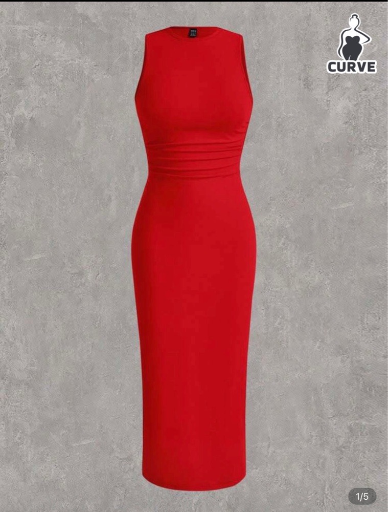 Robe rouge shein 