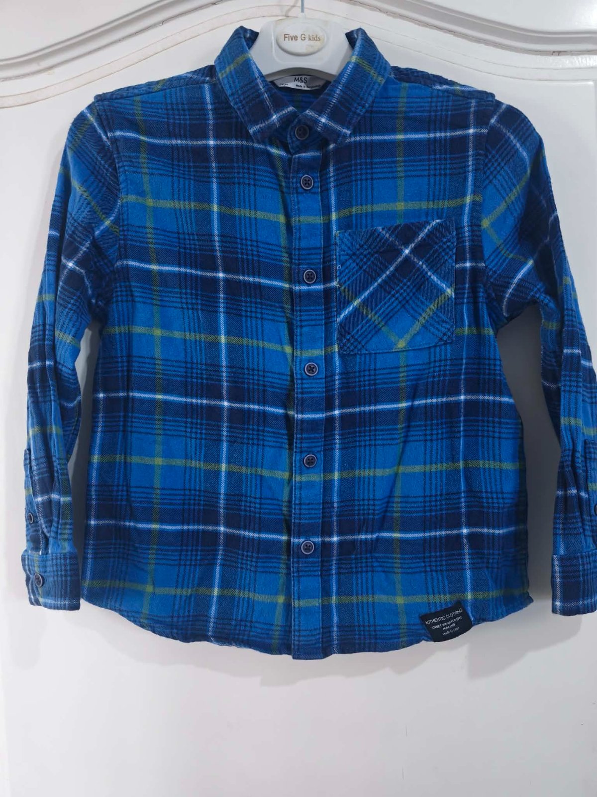 Chemise enfant à carreaux 