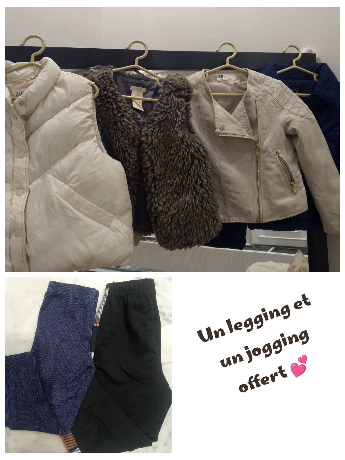 Lot de vêtements pour fillette de taille 4-5ans