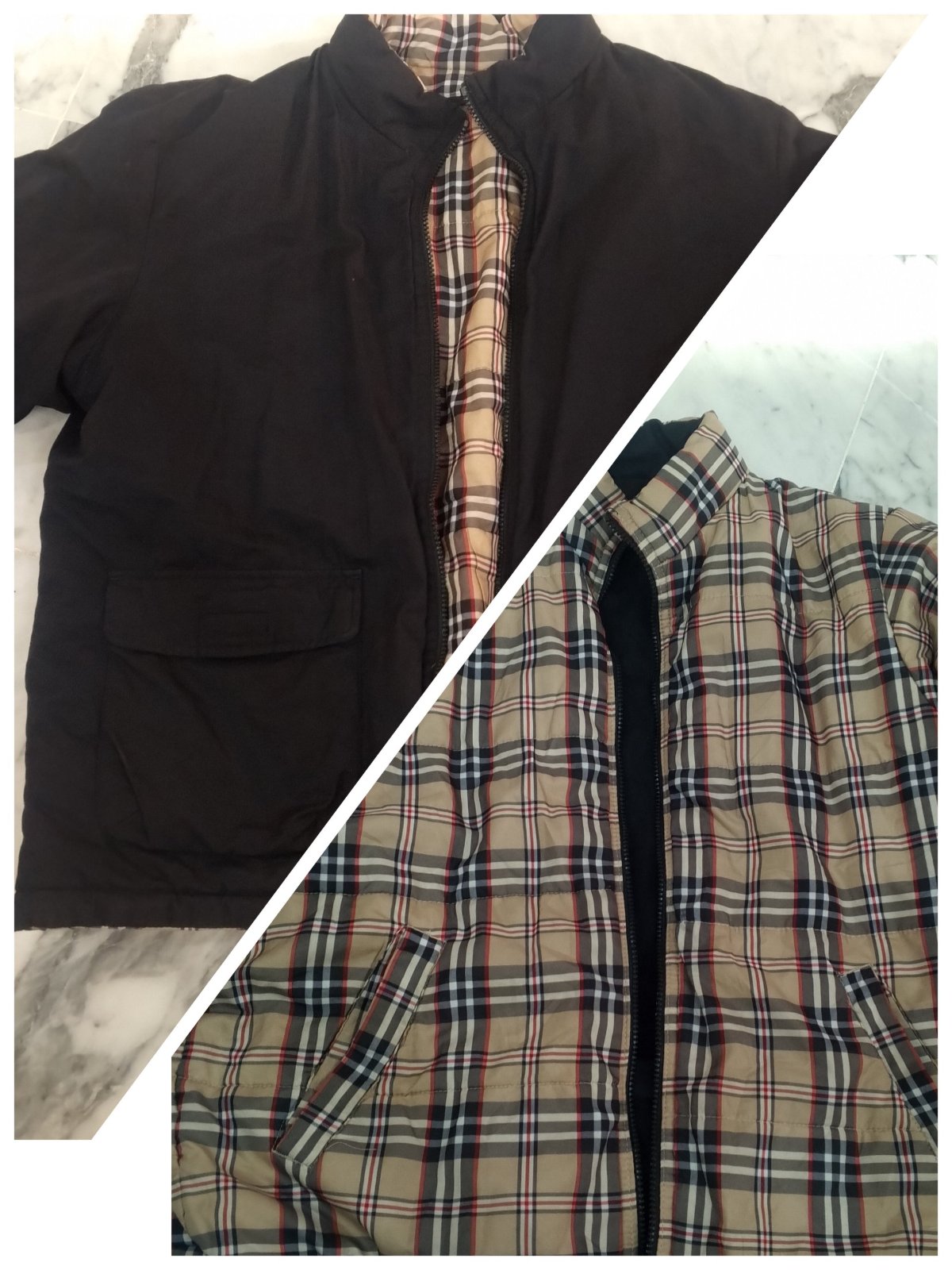 Veste double face (9 ans)