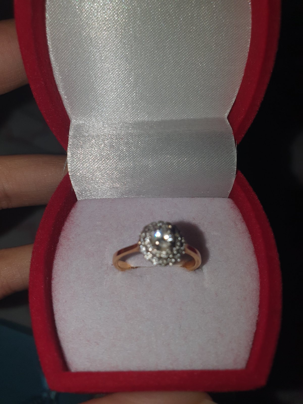 Bague solitaire pierre diamant 