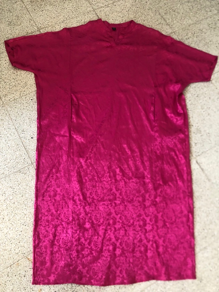 Robe satinee 