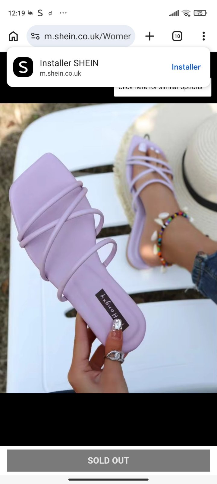 Mules Lilas 