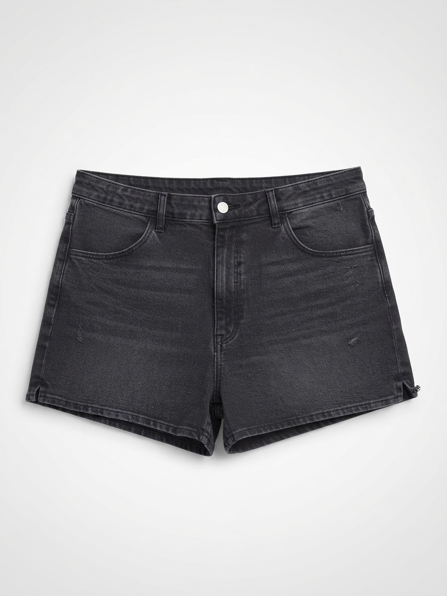 Short jean noir hm