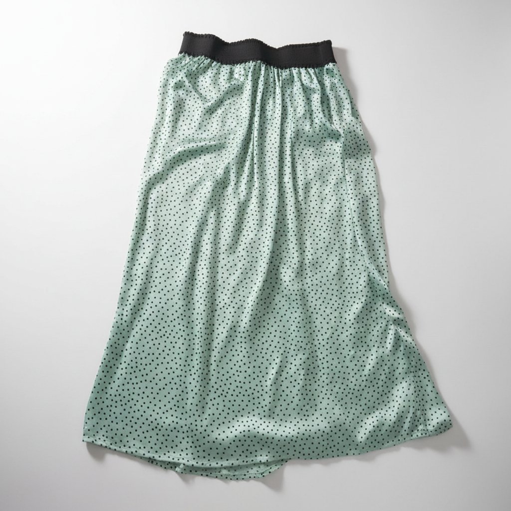 Jupe en satin du soie