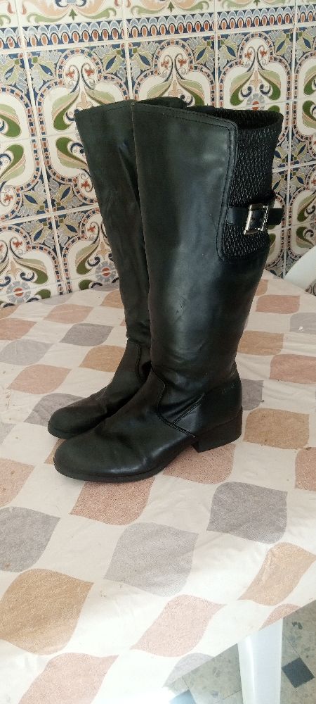 bottes noir cuir (waterproof) defdouf 