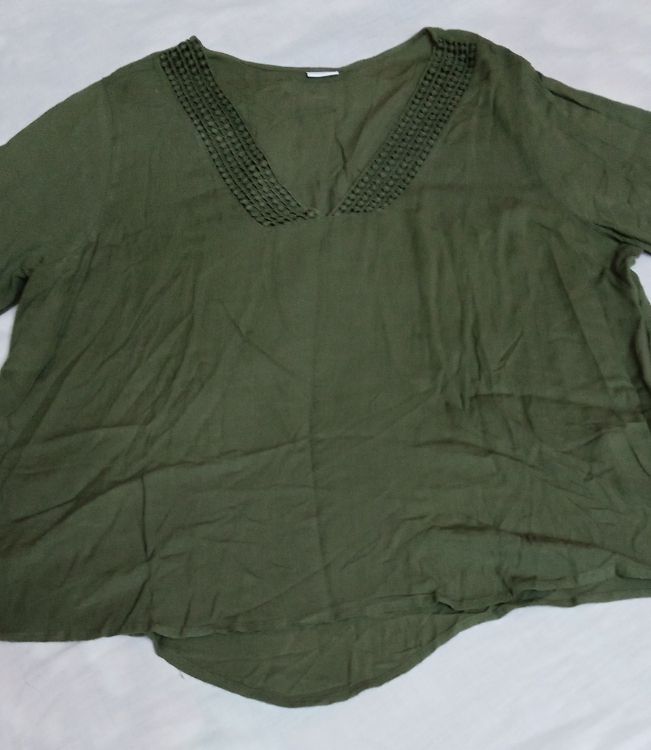 liquette femme manches longues la marque jacqueline de yong vert militaire 