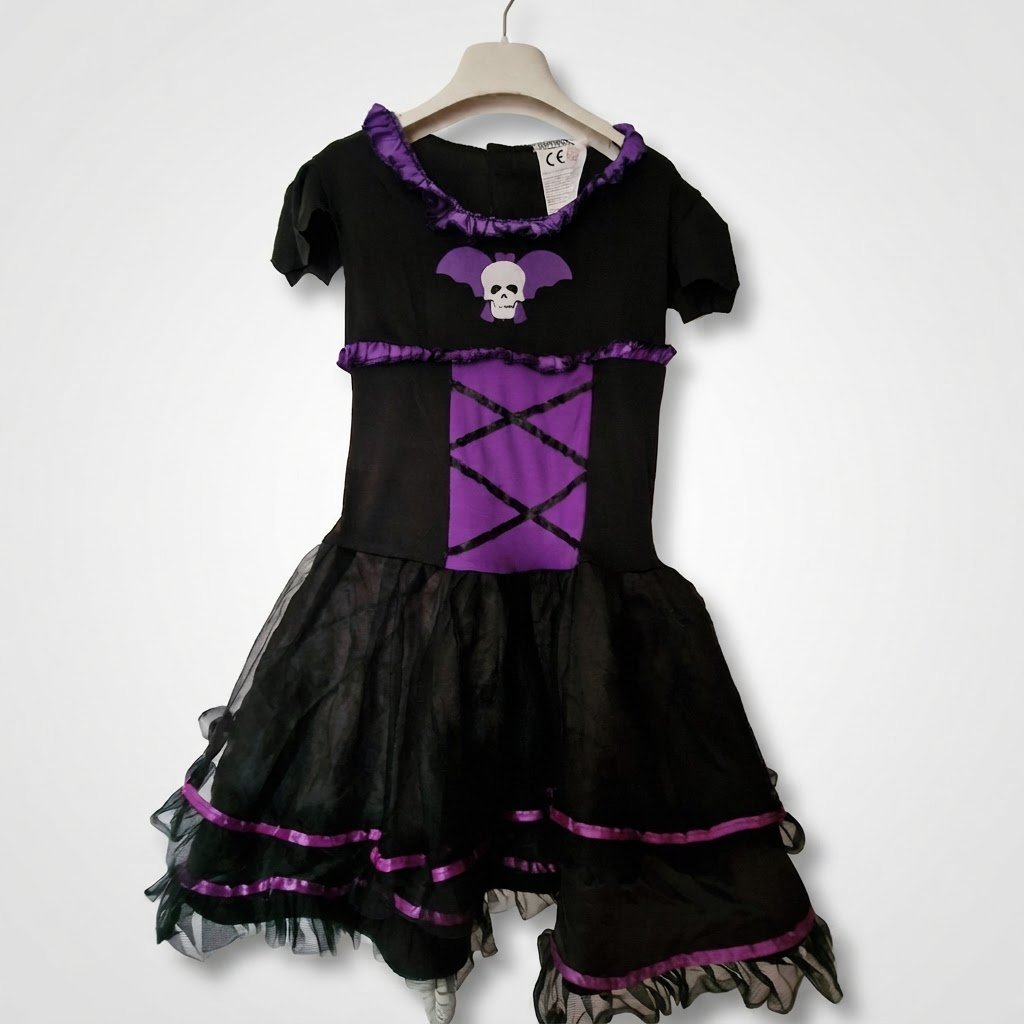Robe fille déguisement chauve- souris