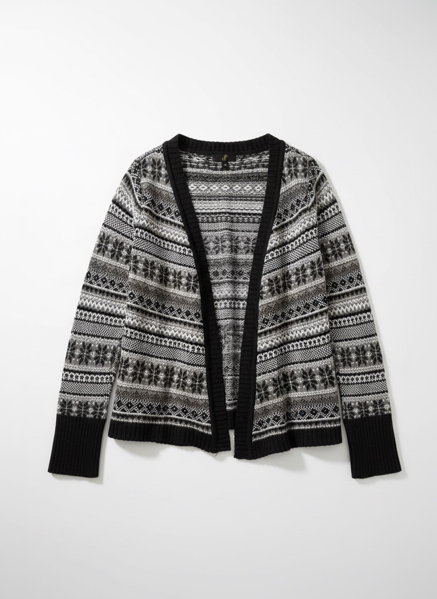 Gilet gris noir